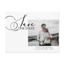 Hochzeitskalligraphie - Foto Save the Date