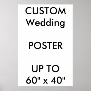 Hochzeitskamera 16" x 24" Poster GLOSSY Portrait