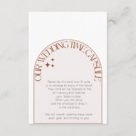 Hochzeitskapsel Hinweiskarte