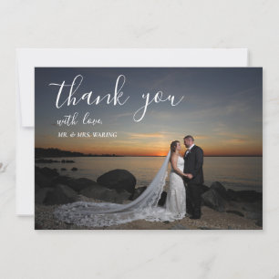 Hochzeitskarte Dankeskarte