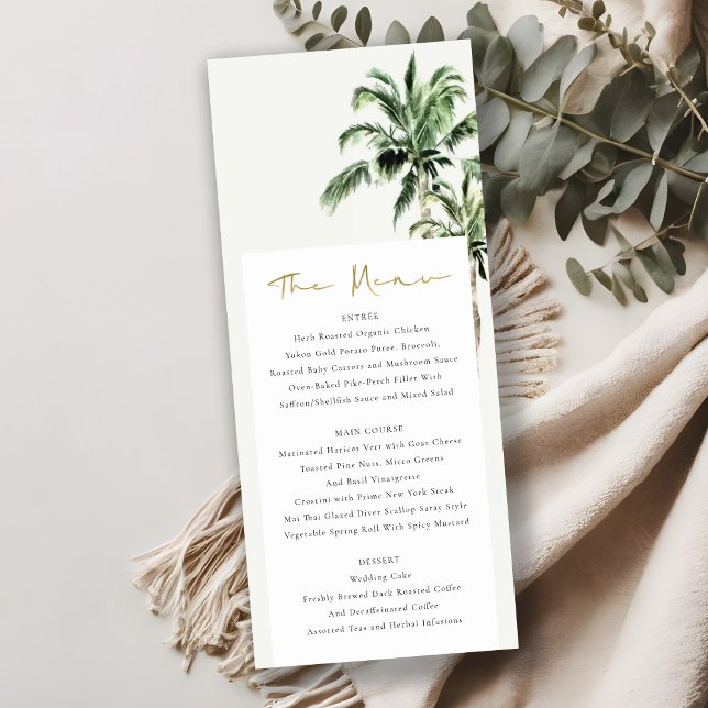 Hochzeitskarte des rustikalen Tropical Beach Palm  Einladung (Von Creator hochgeladen)