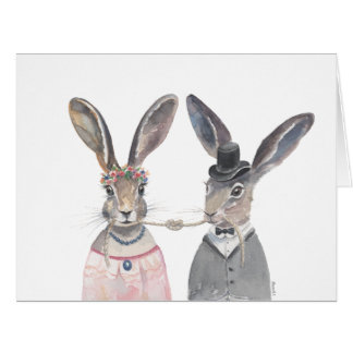 Hochzeitskarte ", die bindet den Knoten "