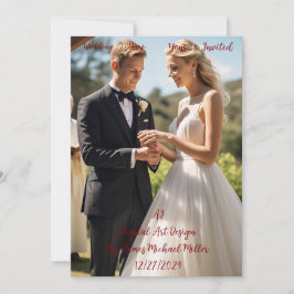 Hochzeitskarte Einladung