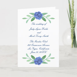 Hochzeitskarte für Blaugrün in Foliage Dankeskarte