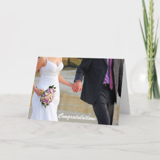 Hochzeitskarte für Braut und Groom Karte