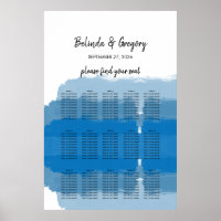 Hochzeitskarte für das blaue Wasser des Strandes