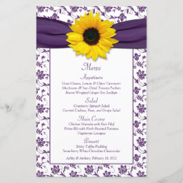Hochzeitskarte für die Lila Blütenblume
