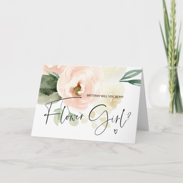 Hochzeitskarte für ein farbenprächtiges Blumenmaga Karte (Vorderseite)