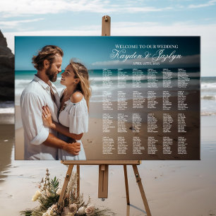 Hochzeitskarte für Fotos - elegante Typografie Poster