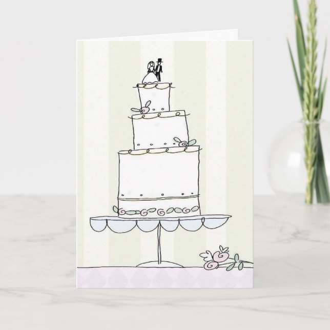Hochzeitskarte für Glückwünsche Karte (Vorderseite)