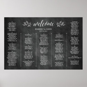 Hochzeitskarte für Halbpension Poster