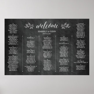 Hochzeitskarte für Halbpension Poster