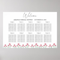 Hochzeitskarte für Mohnblumen