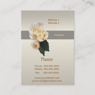 Hochzeitskarte für Rose Visitenkarte