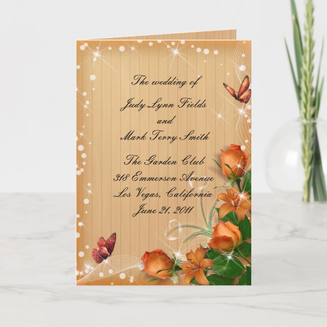 Hochzeitskarte für rustikale Holzflora Karte (Vorderseite)