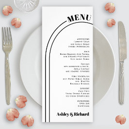 Hochzeitskarte für Schwarz, Weiß und Typografie Werbekarte