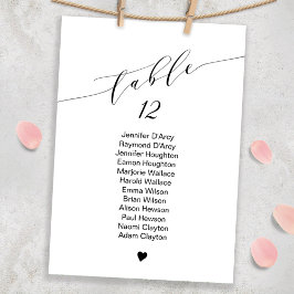 Hochzeitskarte für Single, eleganter Schriftart Einladung