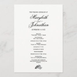 Hochzeitskarte für Toile & Kalligrafie Programm