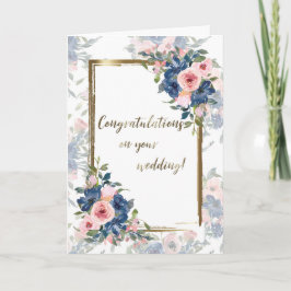 Hochzeitskarte für Wasserfarben Karte