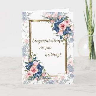 Hochzeitskarte für Wasserfarben Karte