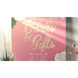 Hochzeitskarte & Geschenke Hydrangea String Lights Poster