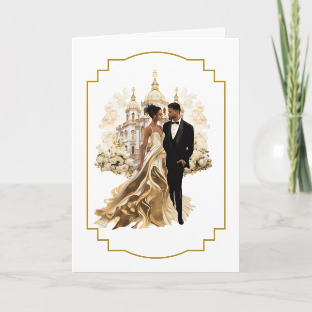 Hochzeitskarte Karte (Vorderseite)