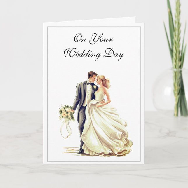 Hochzeitskarte Karte (Vorderseite)