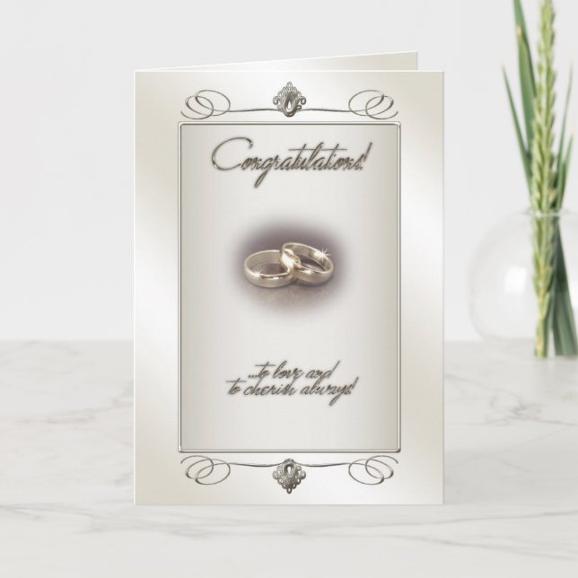 Hochzeitskarte Karte (Vorderseite)