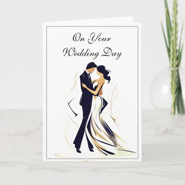 Hochzeitskarte Karte (Vorderseite)