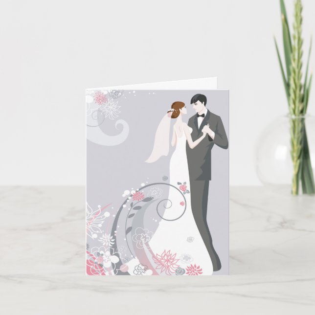 Hochzeitskarte Karte (Vorderseite)