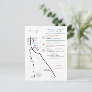 Hochzeitskarte - kundenspezifisches Design für And Begleitkarte
