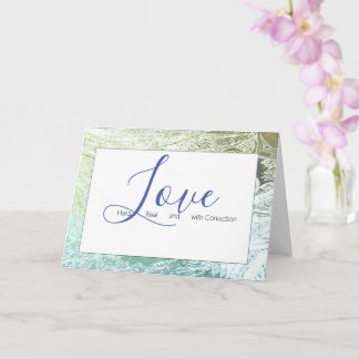 Hochzeitskarte, Liebe für Braut und Bräutigam Karte