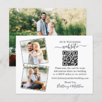 Hochzeitskarte Minimalistische Website 3 Foto
