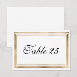 Hochzeitskarte mit Goldfolie Einladung