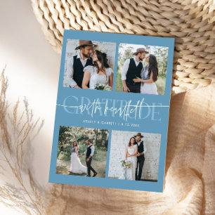 Hochzeitskarte mit herzlichem Dankeschön, Mehrfach Dankeskarte