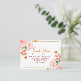 Hochzeitskarte Mitteilungskarte