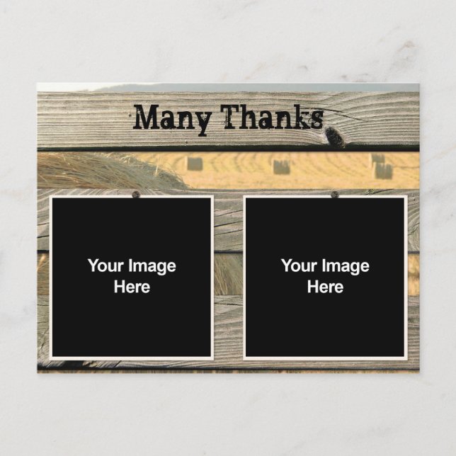 Hochzeitskarte Postkarte (Vorderseite)