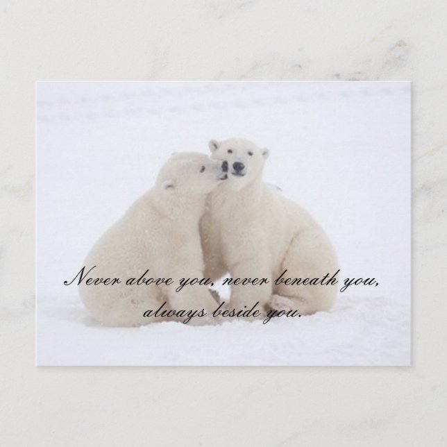 Hochzeitskarte Postkarte (Vorderseite)