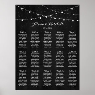 Hochzeitskarte, rustikale Laternenhochzeit Poster