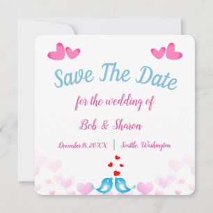 Hochzeitskarte Save The Date