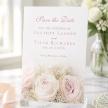 Hochzeitskarte Save the Date für Rose