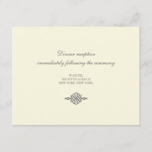 Hochzeitskarte // The Elegance Collection Begleitkarte