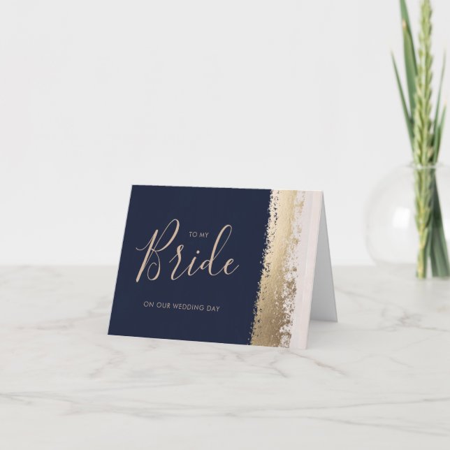 Hochzeitskarte zur Braut, Keepake, Liebe Karte (Vorderseite)