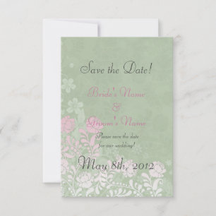 Hochzeitskarten 'Climbing Rose' zum Speichern des Save The Date