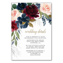 Hochzeitskarten für das Blaue Burgund
