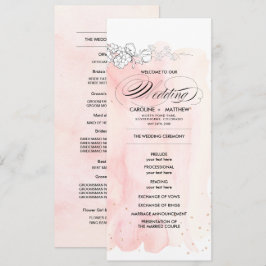 Hochzeitskarten für gezeichnete Blume Einladung