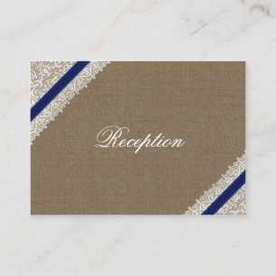 Hochzeitskarten für Imitate mit blauer Spitze Begleitkarte