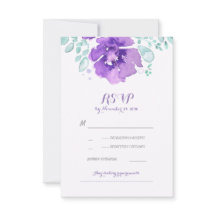 Hochzeitskarten mit Aquarellfarben
