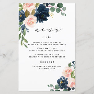 Hochzeitskarten mit blauen und rosafarbenen rosafa