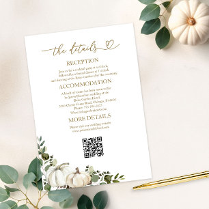 Hochzeitskarten mit Details zum Herbstgrün Einladung